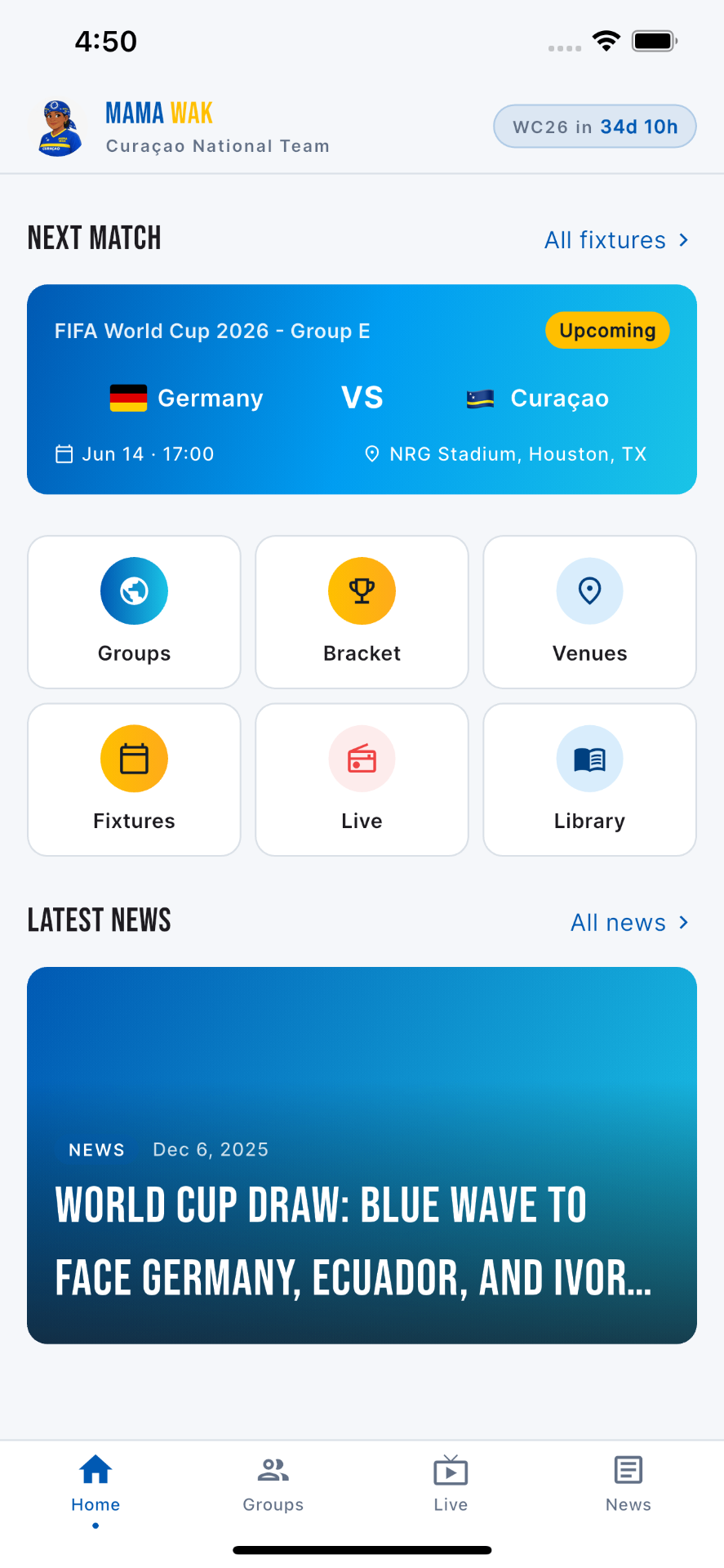 Mama Wak app screenshot